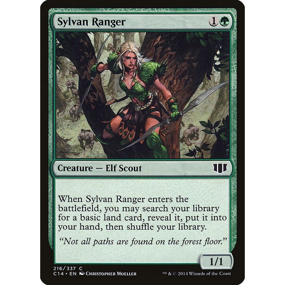 Image for Sylvan Ranger (216) (C14) - Magic: The Gathering