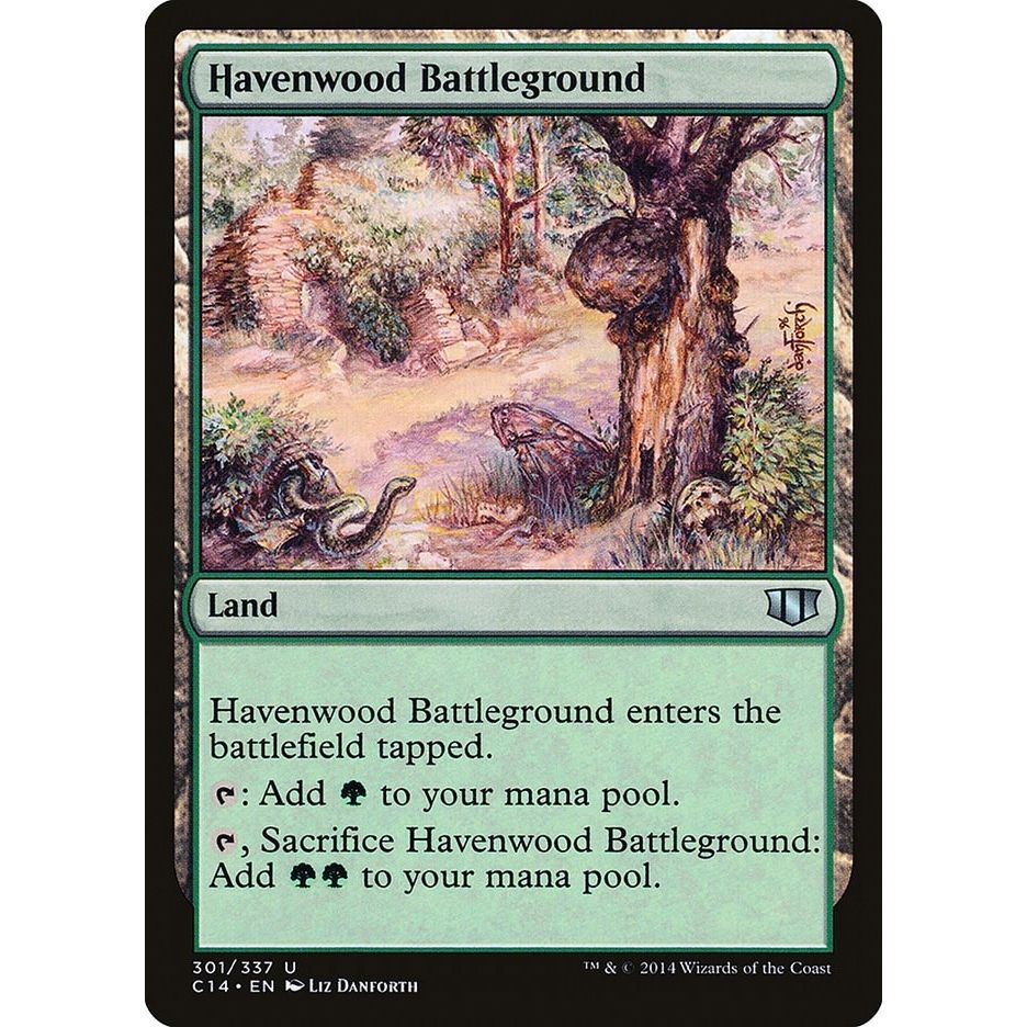 Image for Havenwood Battleground (301) (C14) - Magic: The Gathering