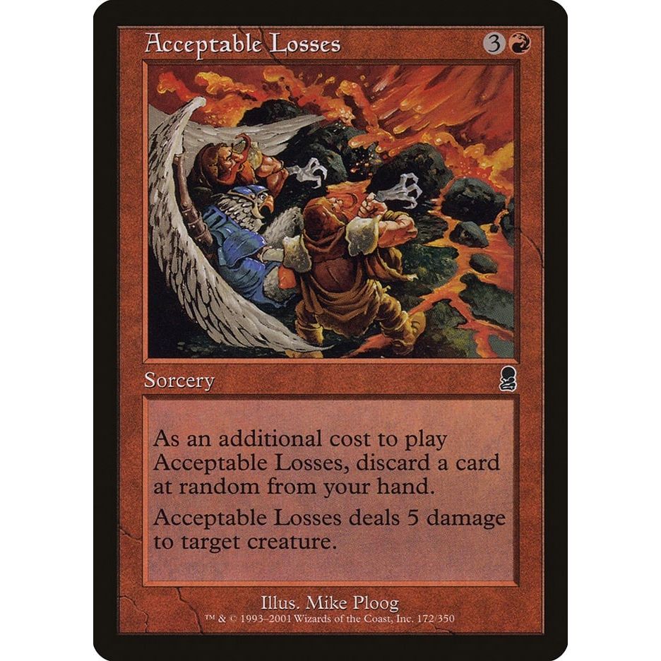 Image for Acceptable Losses (172) (ODY) - Magic: The Gathering