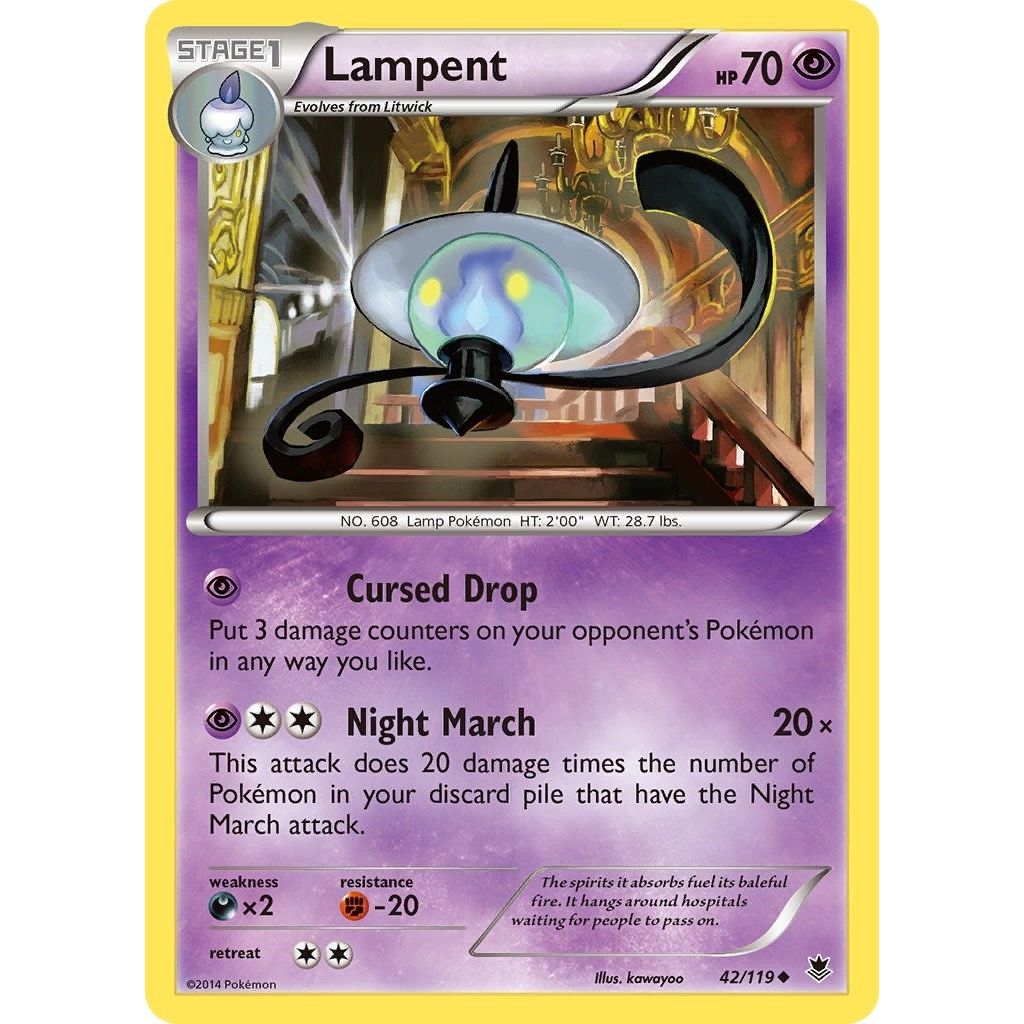Image for Lampent (42/119) (PHF) - Pokemon