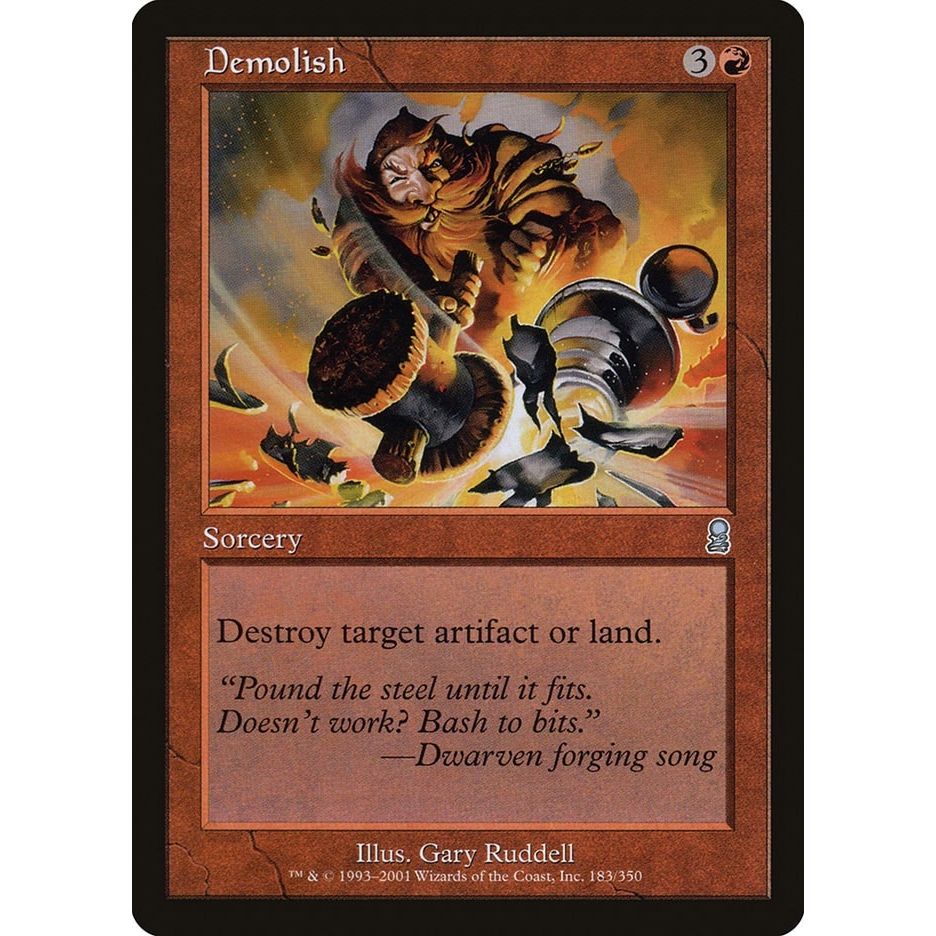 Image for Demolish (183) (ODY) - Magic: The Gathering