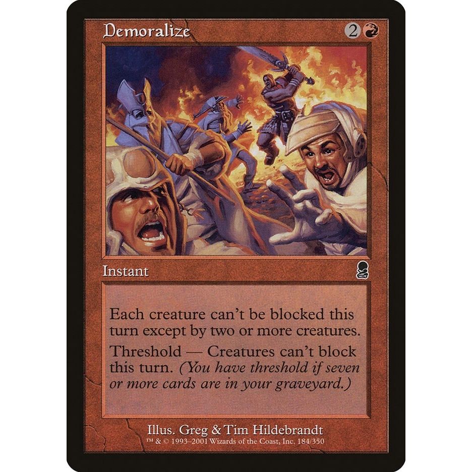 Image for Demoralize (184) (ODY) - Magic: The Gathering