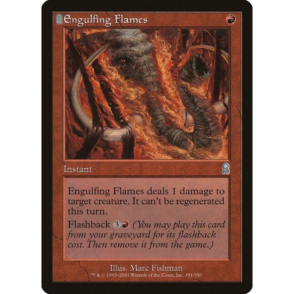 Image for Engulfing Flames (191) (ODY) - Magic: The Gathering