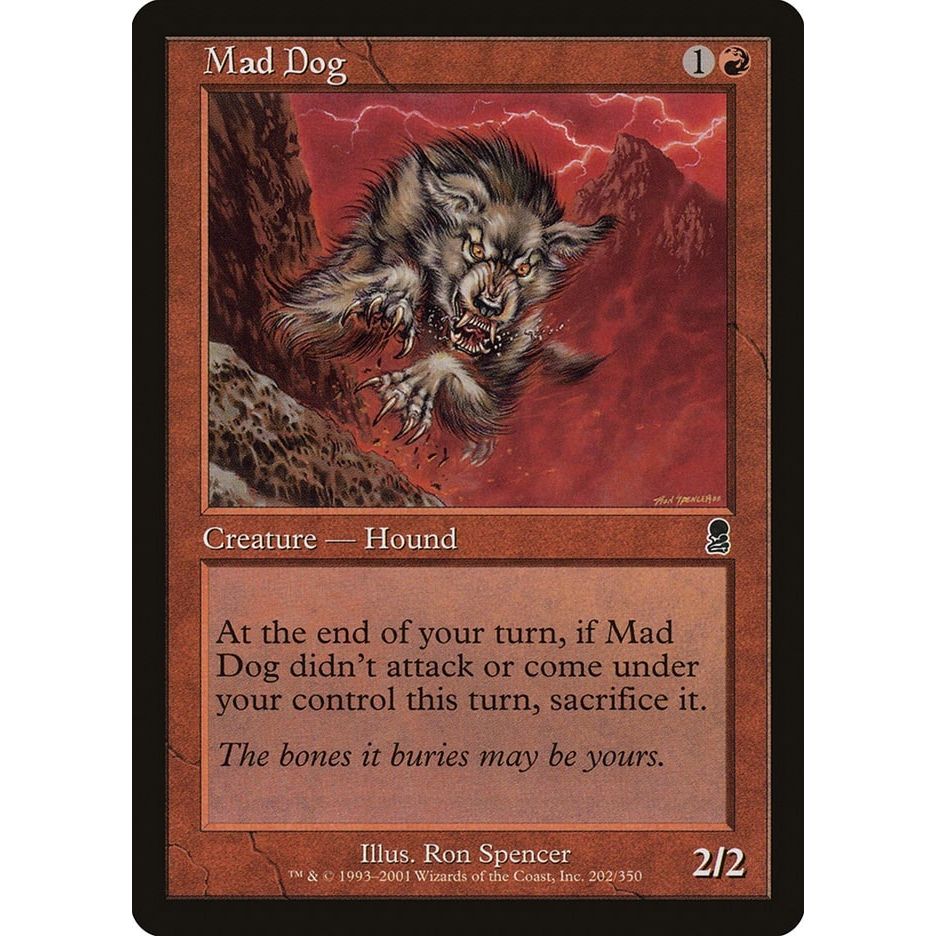 Image for Mad Dog (202) (ODY) - Magic: The Gathering