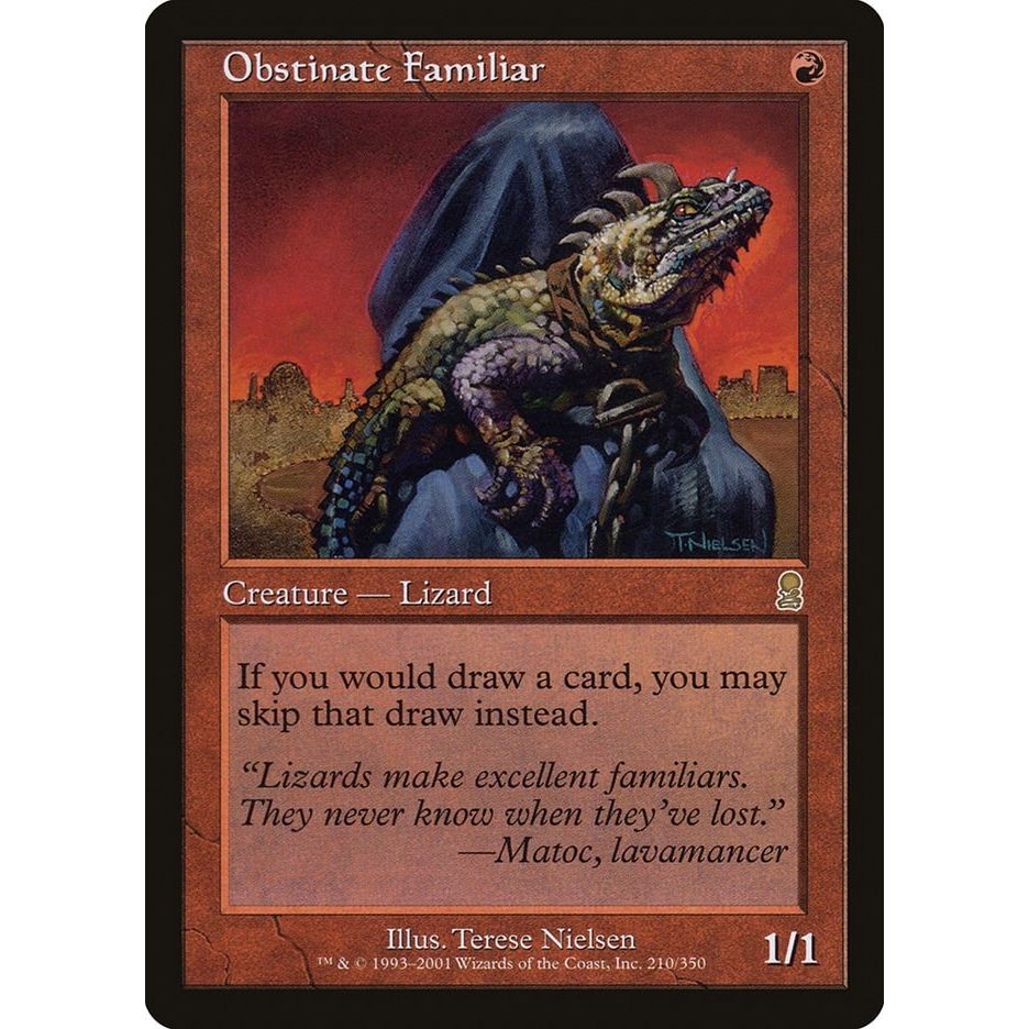 Image for Obstinate Familiar (210) (ODY) - Magic: The Gathering
