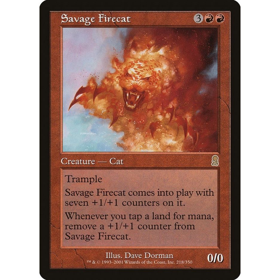 Image for Savage Firecat (218) (ODY) - Magic: The Gathering