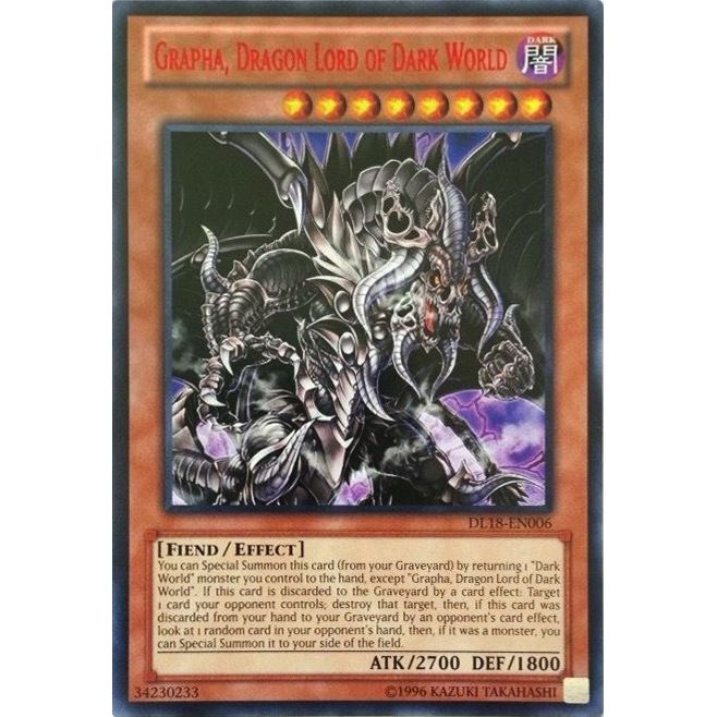 Image for Grapha, Dragon Lord of Dark World (Red) (DL18-EN006) (DL) - YuGiOh