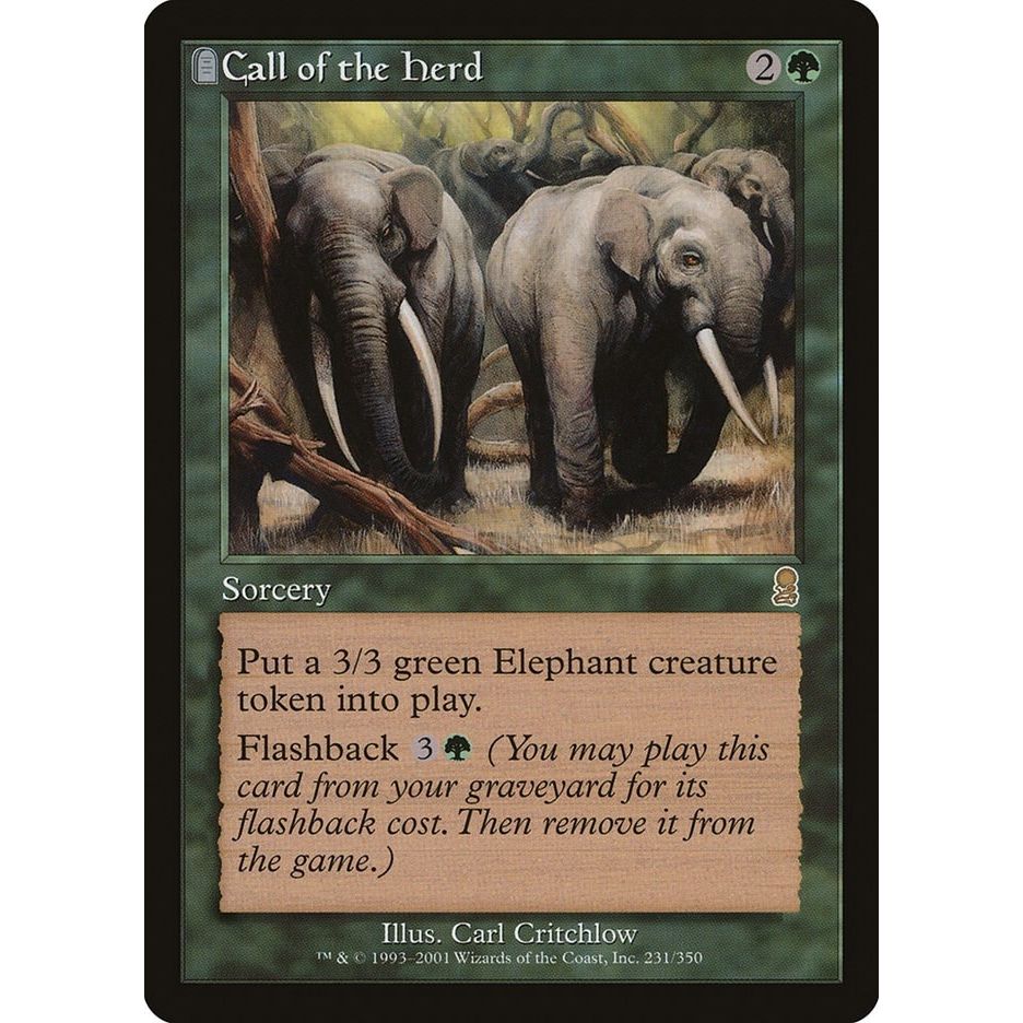 Image for Call of the Herd (231) (ODY) - Magic: The Gathering