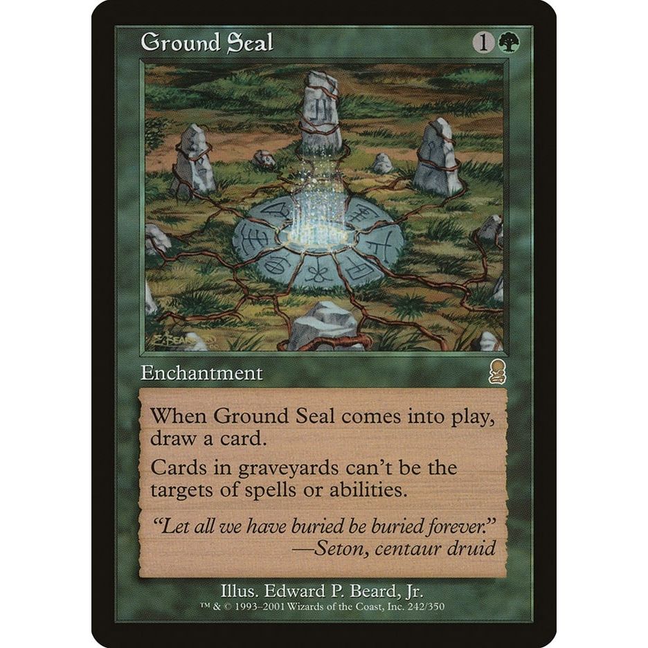 Image for Ground Seal (242) (ODY) - Magic: The Gathering