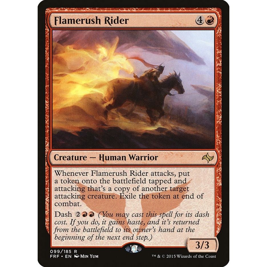 Image for Flamerush Rider (99) (FRF) - Magic: The Gathering