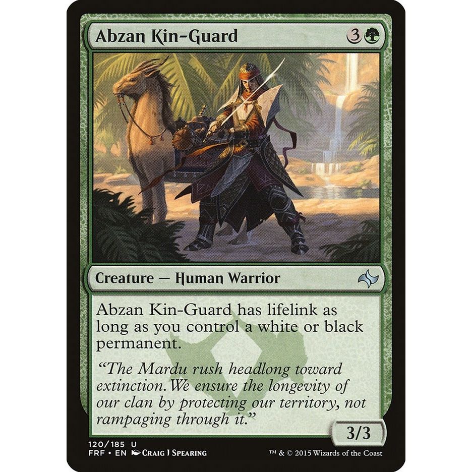 Image for Abzan Kin-Guard (120) (FRF) - Magic: The Gathering