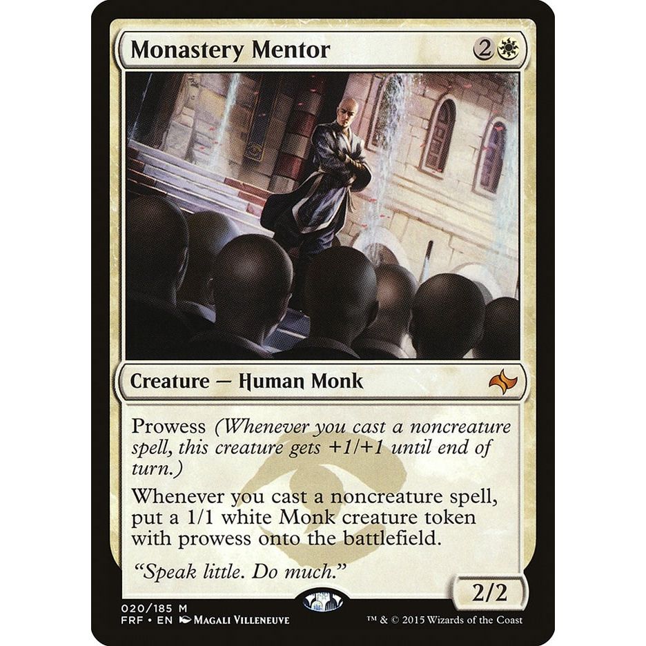 Image for Monastery Mentor (20) (FRF) - Magic: The Gathering