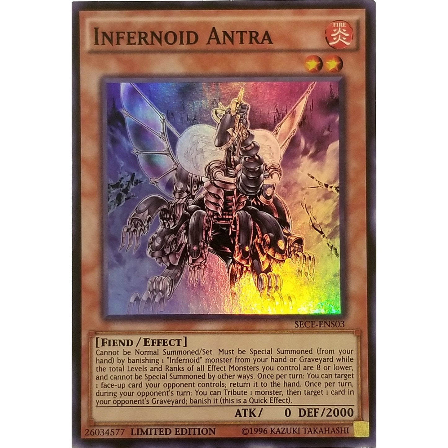 Image for Infernoid Antra (SE) (SECE-ENS03) (SECE) - YuGiOh