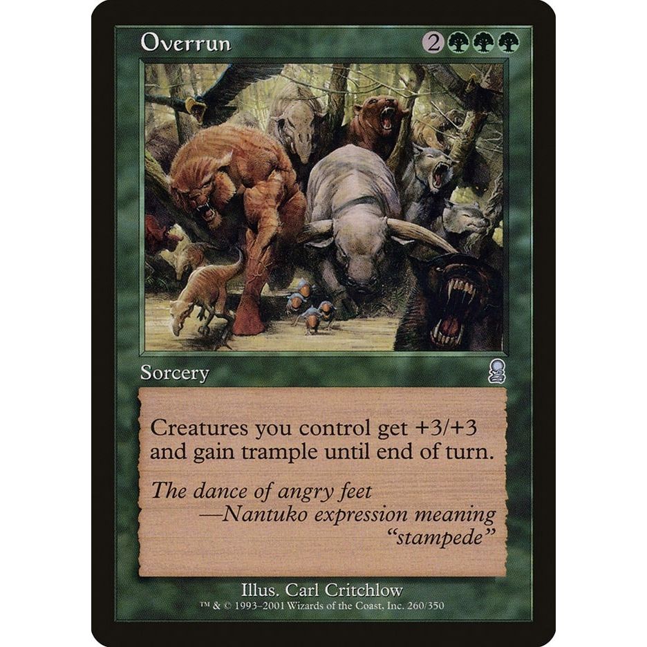 Image for Overrun (260) (ODY) - Magic: The Gathering