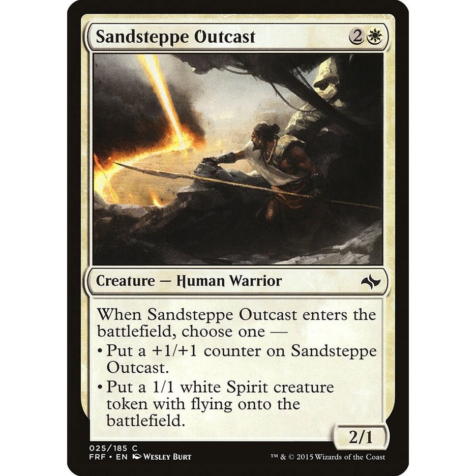 Image for Sandsteppe Outcast (25) (FRF) - Magic: The Gathering