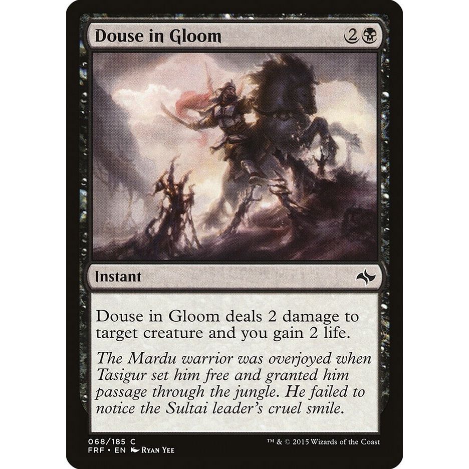 Image for Douse in Gloom (68) (FRF) - Magic: The Gathering