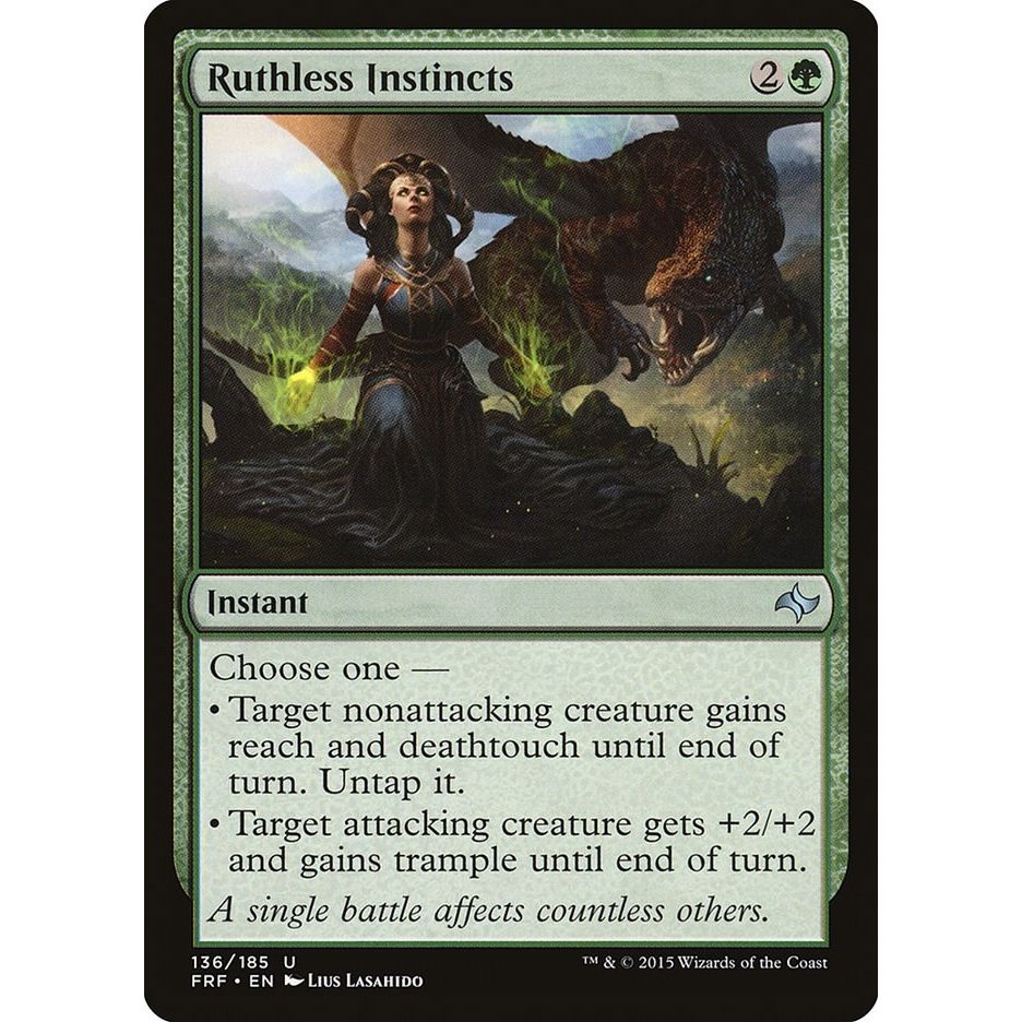 Image for Ruthless Instincts (136) (FRF) - Magic: The Gathering