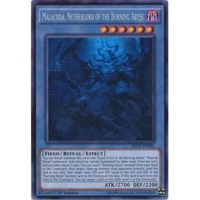Image for Malacoda, Netherlord of the Burning Abyss (Ghost Rare) (SECE-EN085) (SECE) - YuGiOh