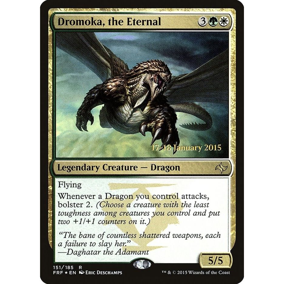 Image for Dromoka, the Eternal (151) (PRE) - Magic: The Gathering