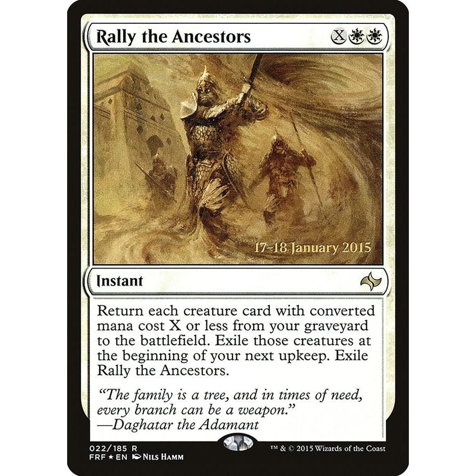 Image for Rally the Ancestors (22) (PRE) - Magic: The Gathering