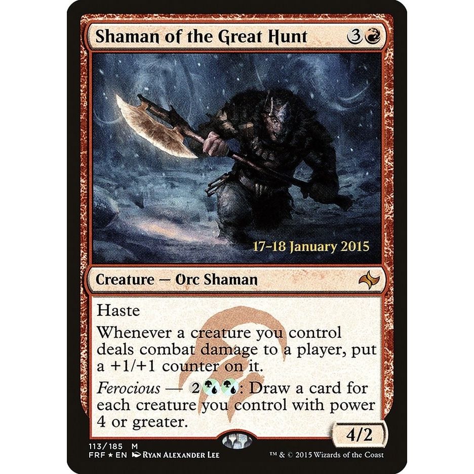 Image for Shaman of the Great Hunt (113) (PRE) - Magic: The Gathering