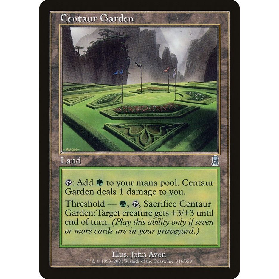 Image for Centaur Garden (316) (ODY) - Magic: The Gathering