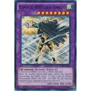 Image for Elemental HERO Great Tornado (SDHS-EN045) (SDHS) - YuGiOh