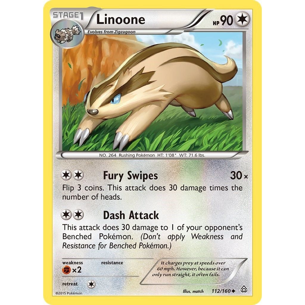 Image for Linoone (112/160) (PRC) - Pokemon