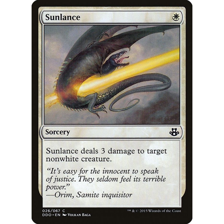 Image for Sunlance (26) (DDO) - Magic: The Gathering