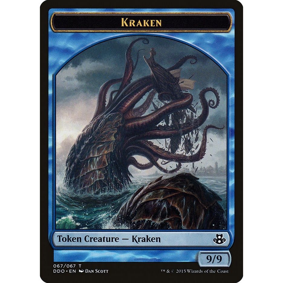 Image for Kraken Token (67) (DDO) - Magic: The Gathering