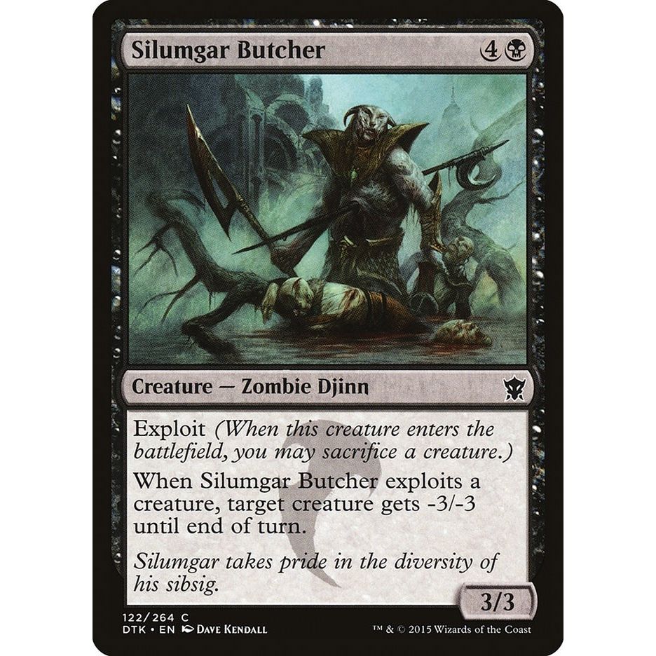 Image for Silumgar Butcher (122) (DTK) - Magic: The Gathering