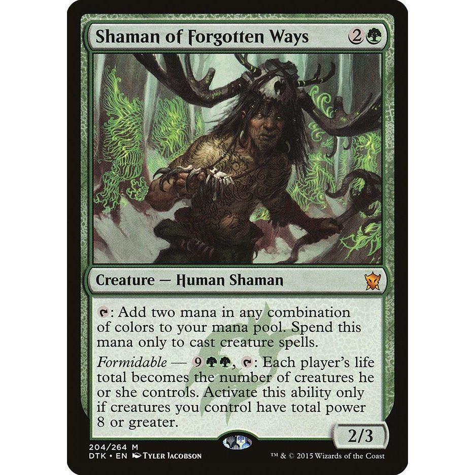 Image for Shaman of Forgotten Ways (204) (DTK) - Magic: The Gathering