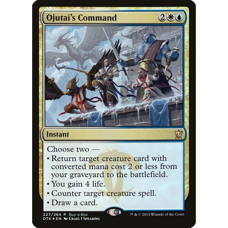 Image for Ojutai's Command (227) (BABP) - Magic: The Gathering