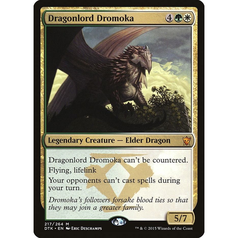 Image for Dragonlord Dromoka (217) (DTK) - Magic: The Gathering