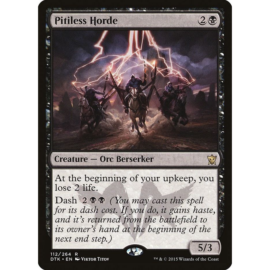 Image for Pitiless Horde (112) (DTK) - Magic: The Gathering