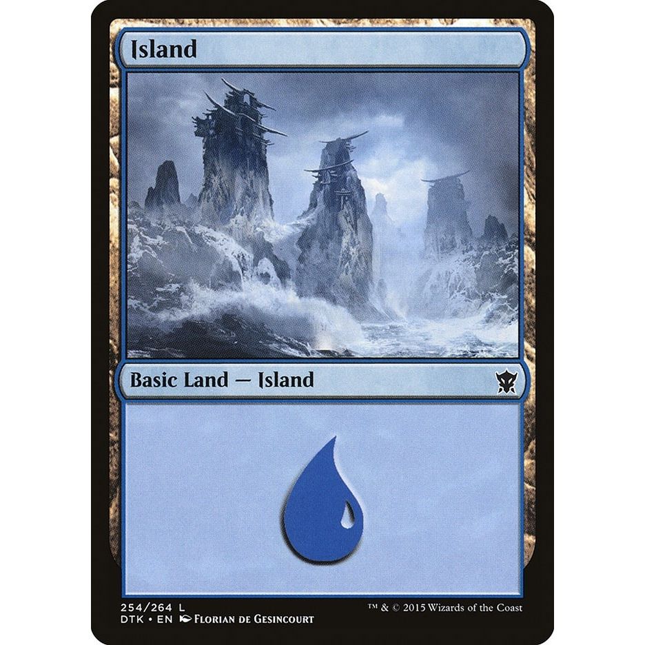 Image for Island (254) (254) (DTK) - Magic: The Gathering