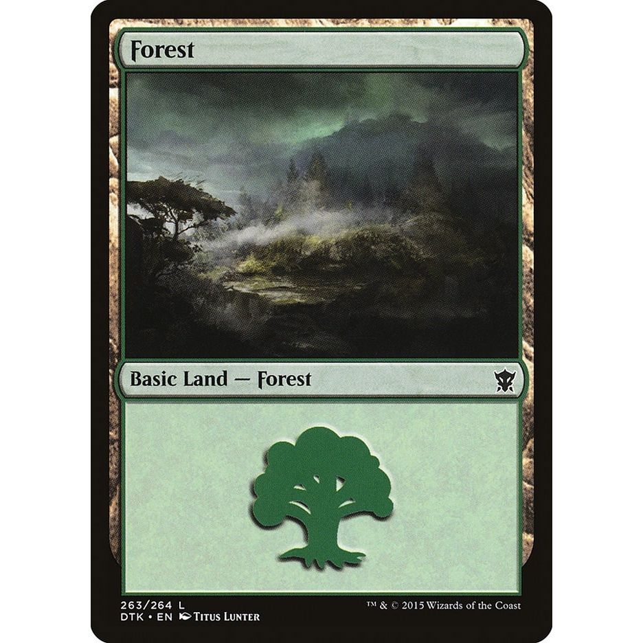 Image for Forest (263) (263) (DTK) - Magic: The Gathering