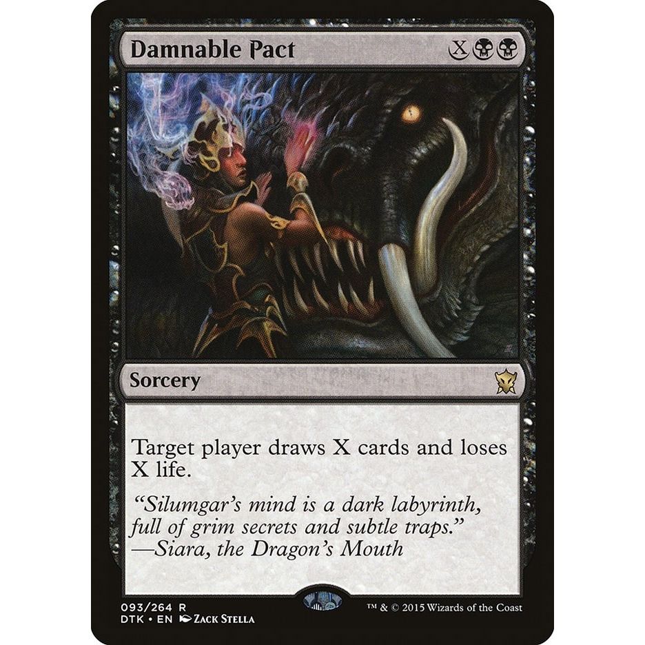 Image for Damnable Pact (93) (DTK) - Magic: The Gathering