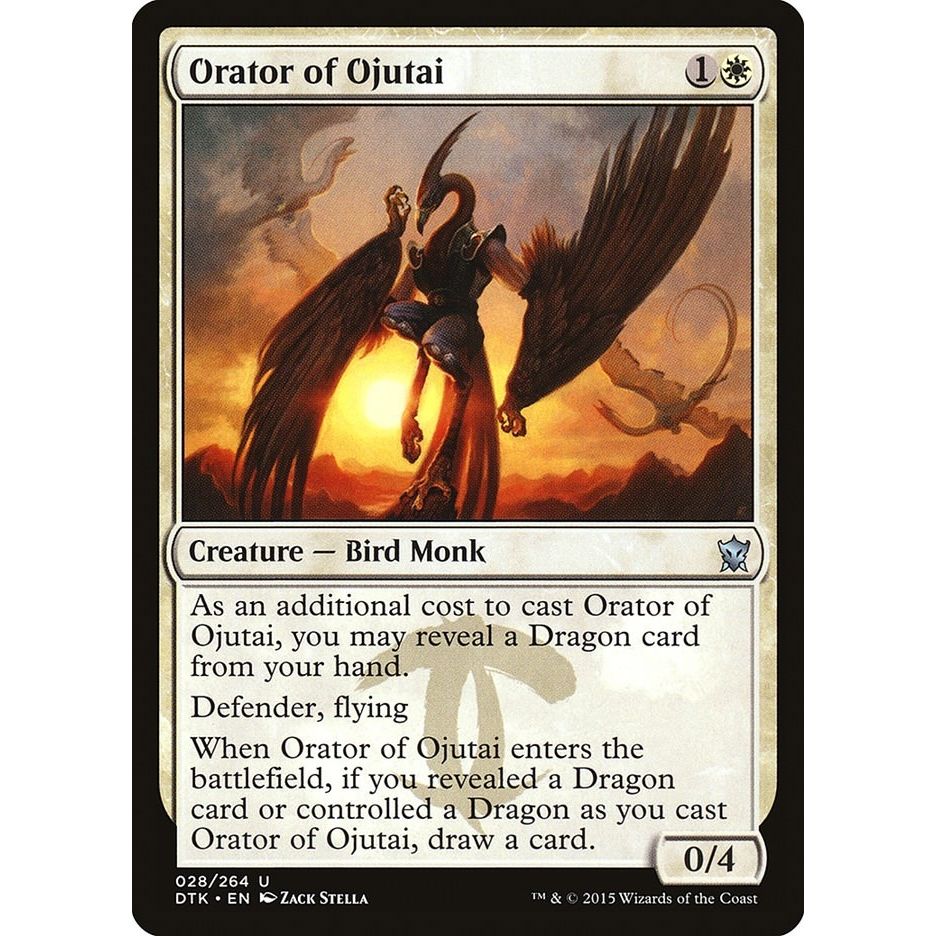 Image for Orator of Ojutai (28) (DTK) - Magic: The Gathering