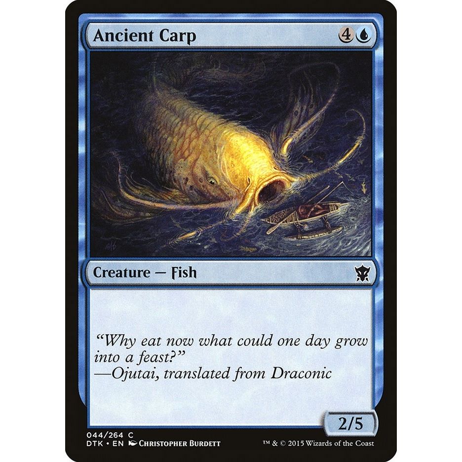 Image for Ancient Carp (44) (DTK) - Magic: The Gathering