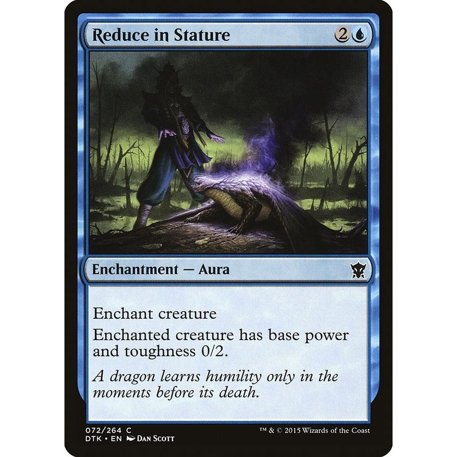 Image for Reduce in Stature (72) (DTK) - Magic: The Gathering