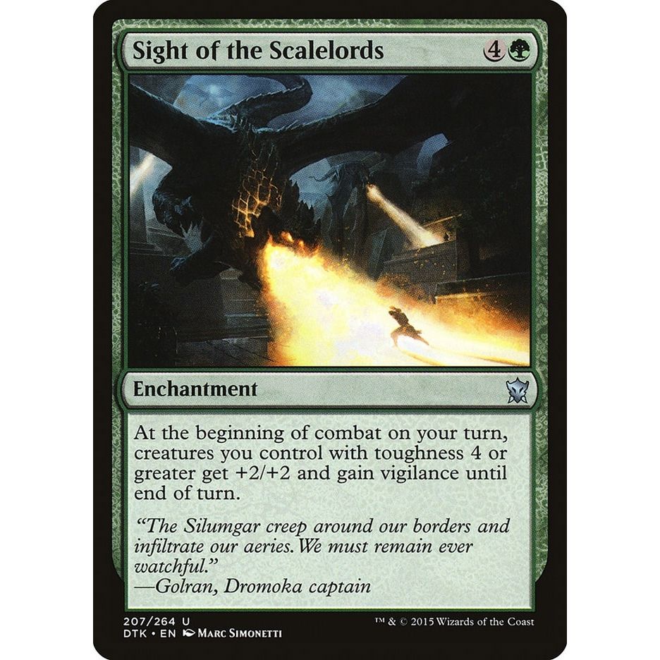 Image for Sight of the Scalelords (207) (DTK) - Magic: The Gathering