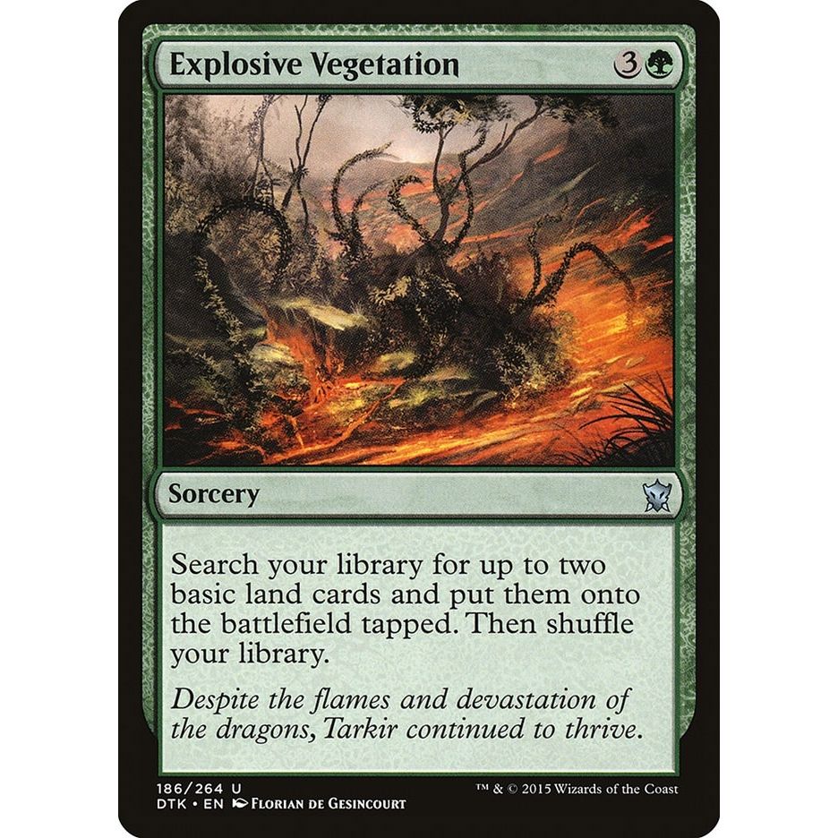 Image for Explosive Vegetation (186) (DTK) - Magic: The Gathering