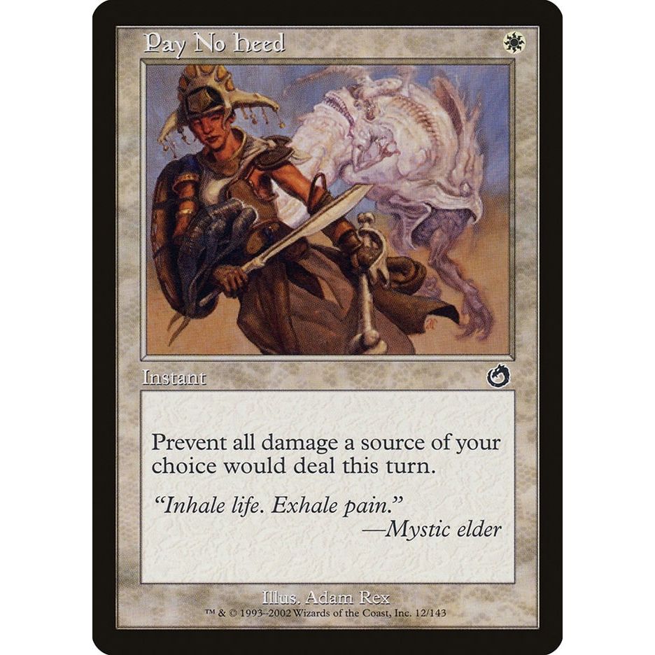 Image for Pay No Heed (12) (TOR) - Magic: The Gathering