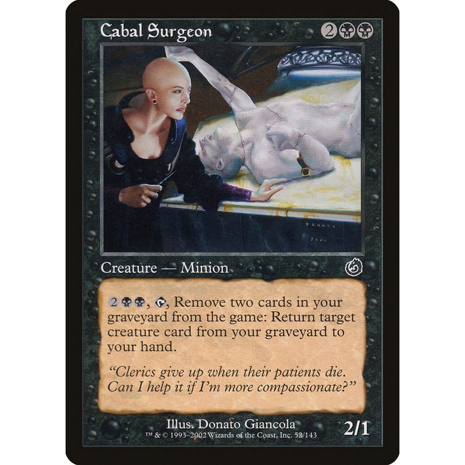 Image for Cabal Surgeon (52) (TOR) - Magic: The Gathering