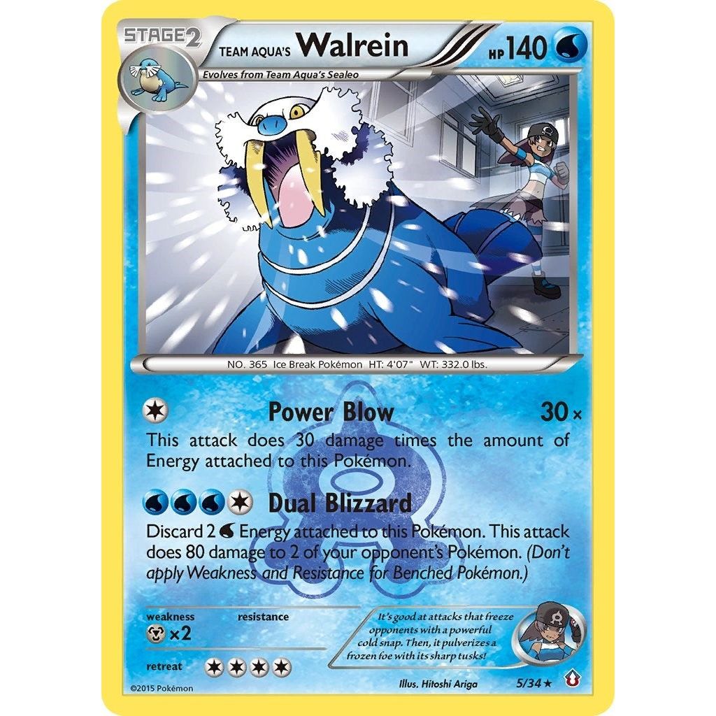 Image for Team Aqua's Walrein (5/34) (DCR) - Pokemon