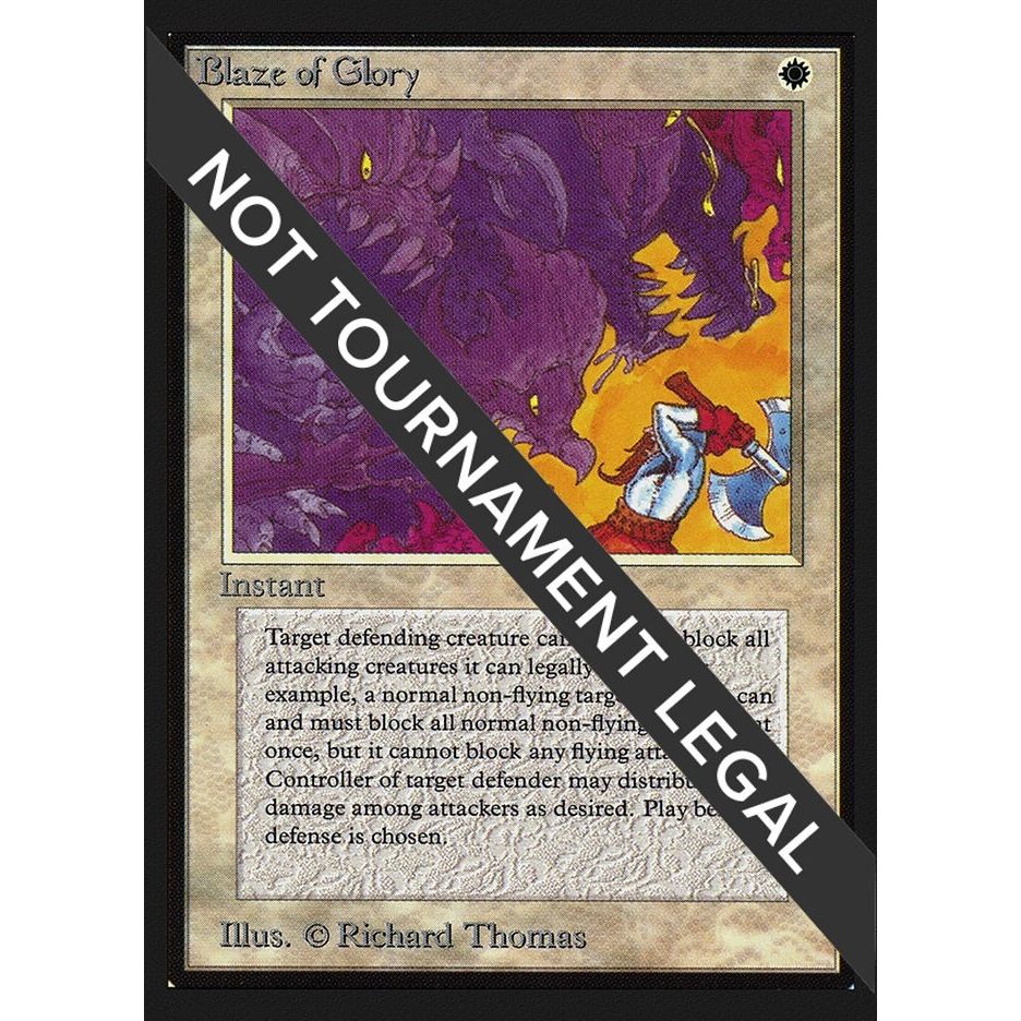 Image for Blaze of Glory (IE) (IED) - Magic: The Gathering