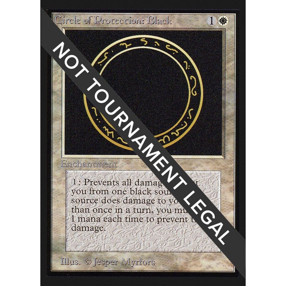 Image for Circle of Protection: Black (IE) (IED) - Magic: The Gathering