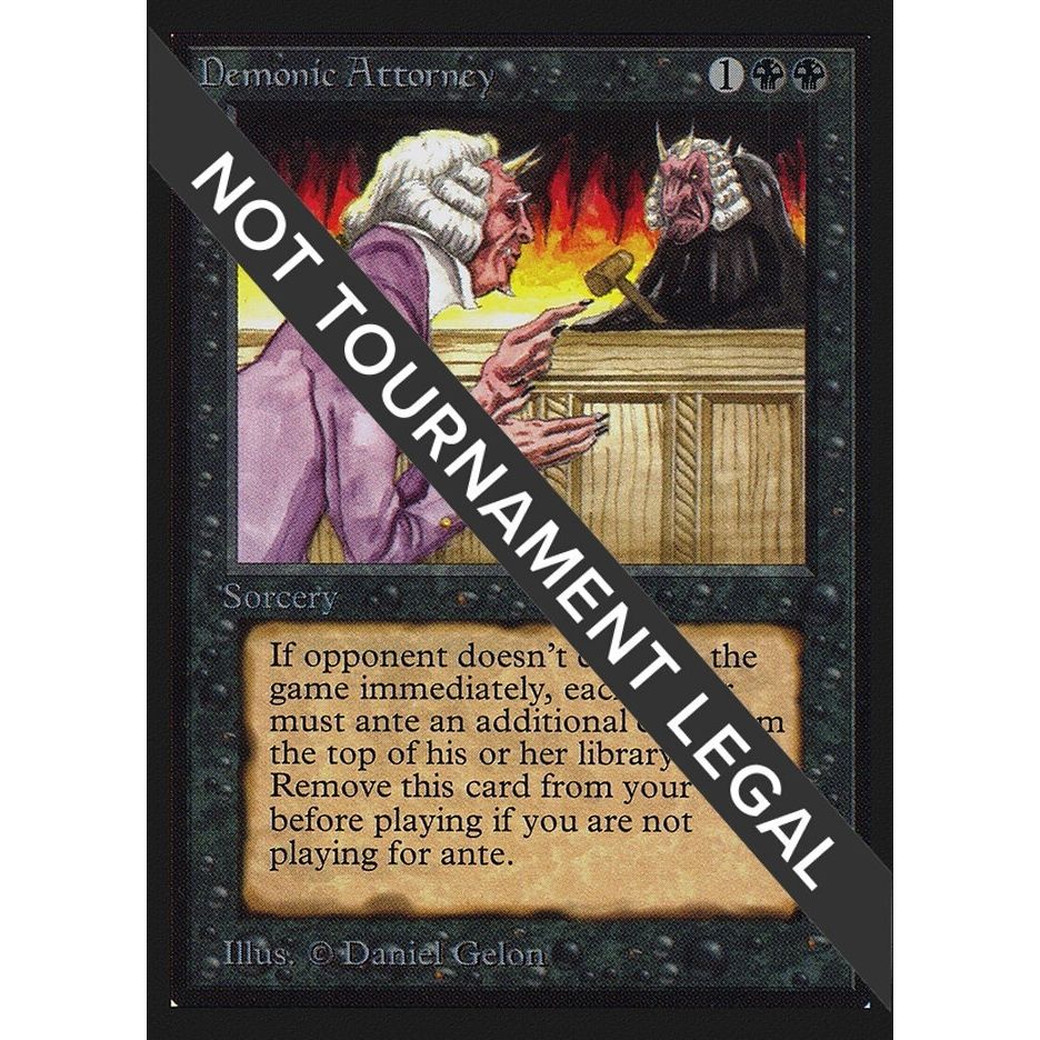 Image for Demonic Attorney (IE) (IED) - Magic: The Gathering