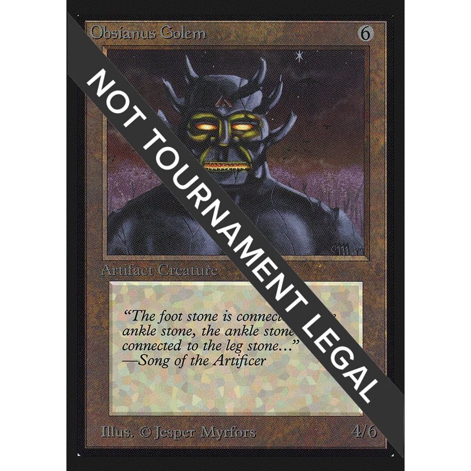 Image for Obsianus Golem (IE) (IED) - Magic: The Gathering